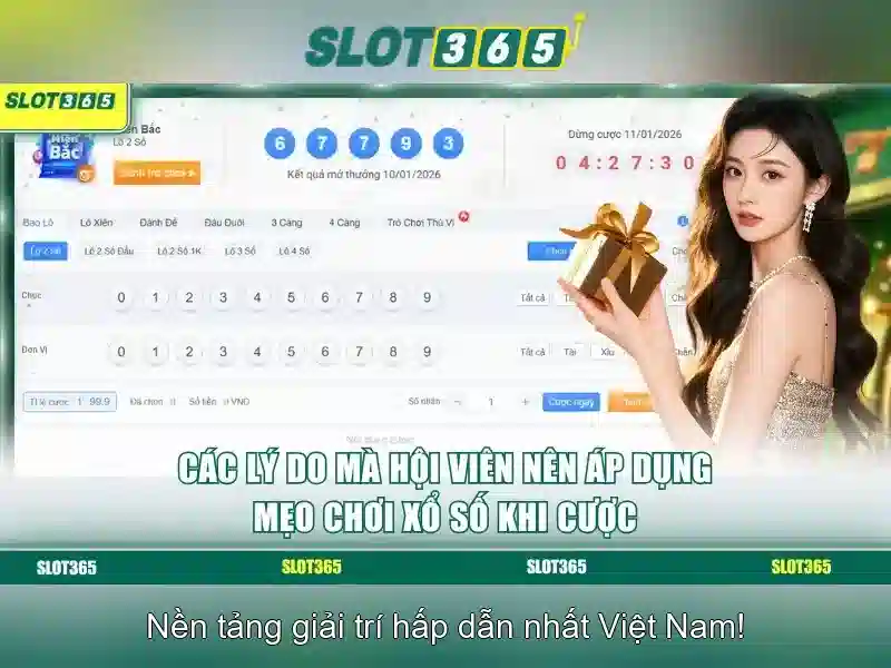 Slot365 - tổng quan về sòng bài trực tuyến